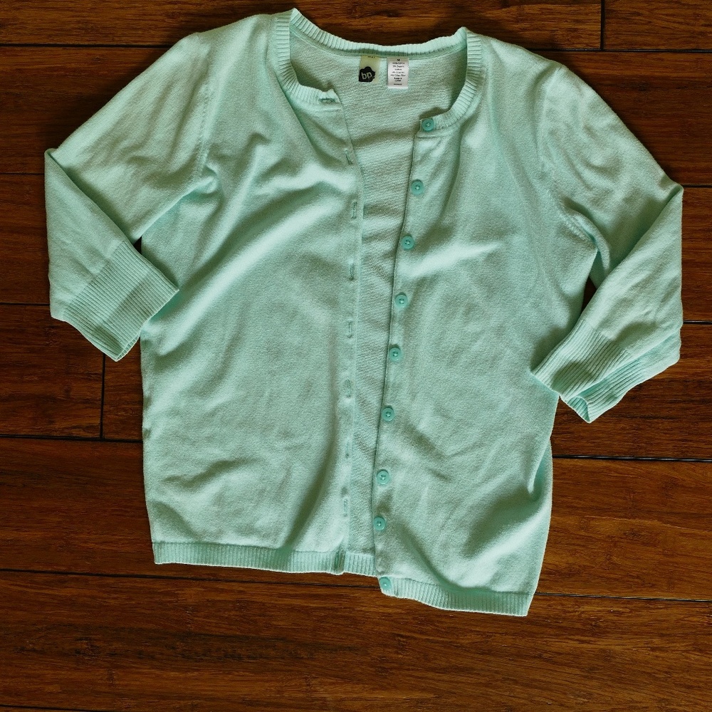 Mint green blouse